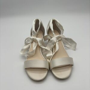 Bella Belle ARDELIA Open Toe Ankle Wrap Block Heels